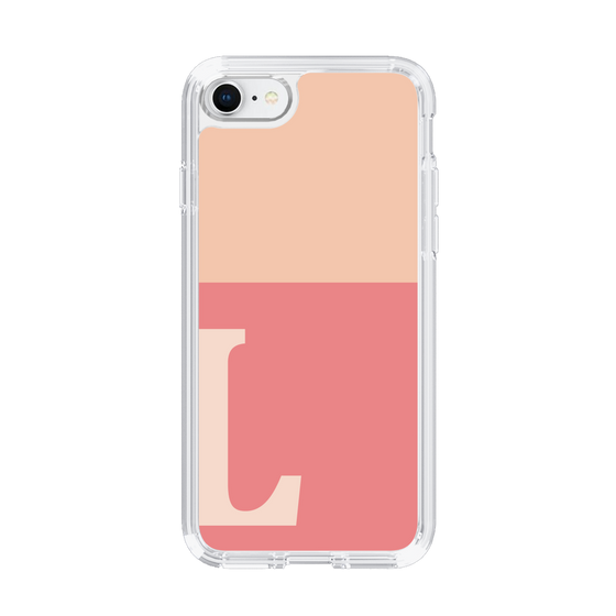 Slim Protection Case［ Original - initial two tone - L pink ］