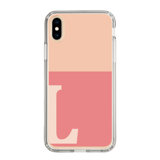 Slim Protection Case［ Original - initial two tone - L pink ］