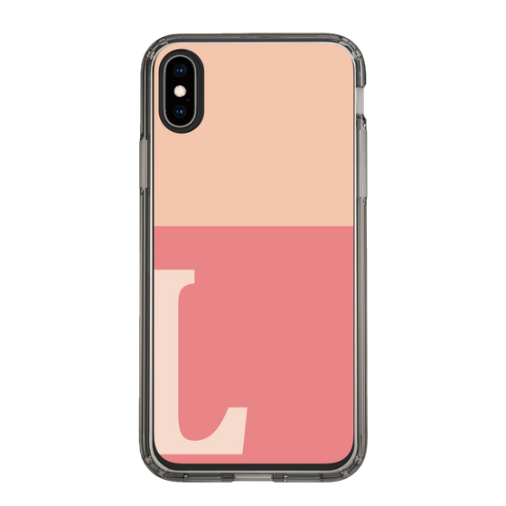 Slim Protection Case［ Original - initial two tone - L pink ］