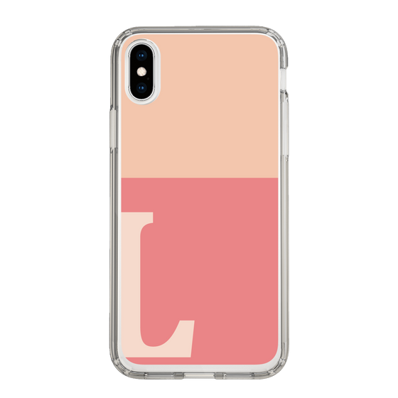 Slim Protection Case［ Original - initial two tone - L pink ］