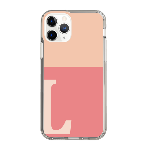 Slim Protection Case［ Original - initial two tone - L pink ］