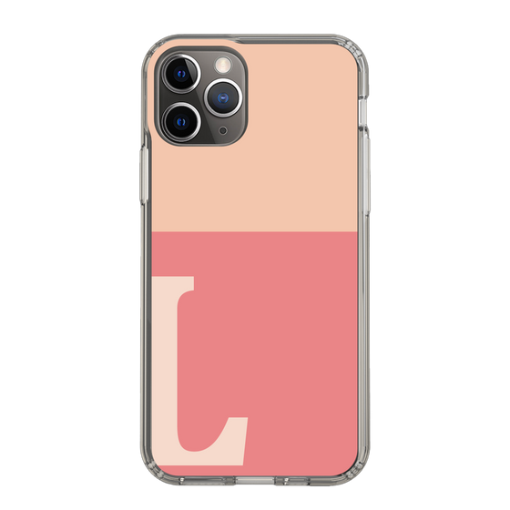 Slim Protection Case［ Original - initial two tone - L pink ］