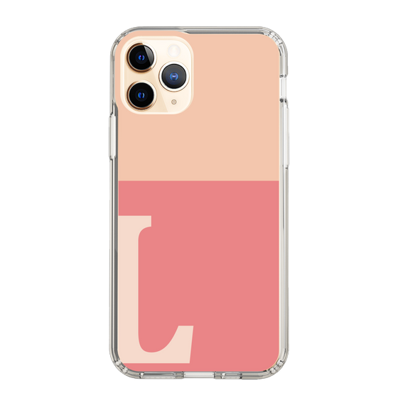Slim Protection Case［ Original - initial two tone - L pink ］