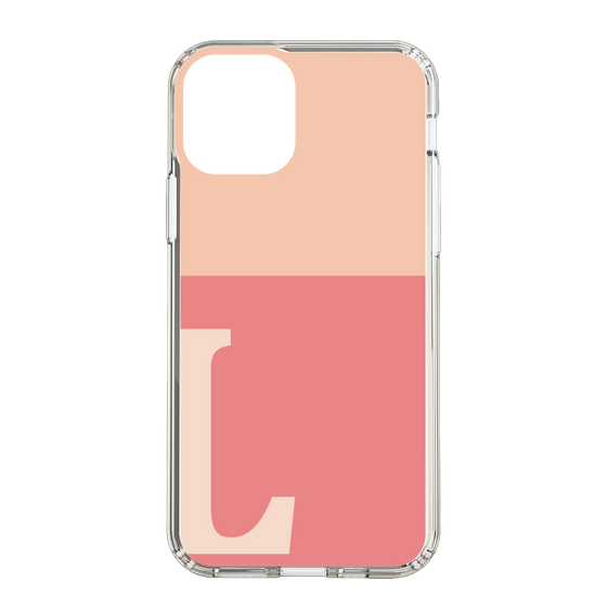 Slim Protection Case［ Original - initial two tone - L pink ］