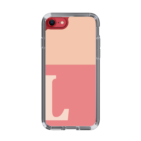 Slim Protection Case［ Original - initial two tone - L pink ］