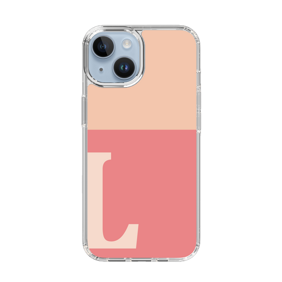 Slim Protection Case［ Original - initial two tone - L pink ］
