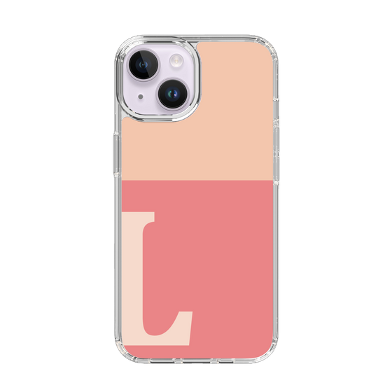 Slim Protection Case［ Original - initial two tone - L pink ］