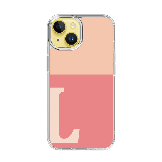 Slim Protection Case［ Original - initial two tone - L pink ］