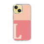 Slim Protection Case［ Original - initial two tone - L pink ］