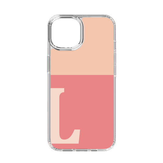 Slim Protection Case［ Original - initial two tone - L pink ］