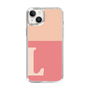 Slim Protection Case［ Original - initial two tone - L pink ］