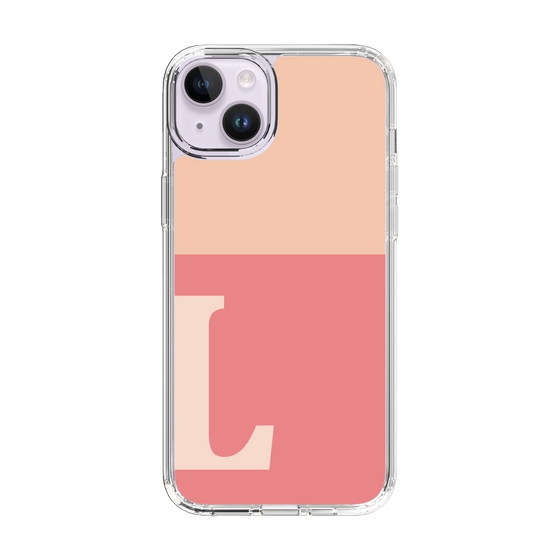 Slim Protection Case［ Original - initial two tone - L pink ］