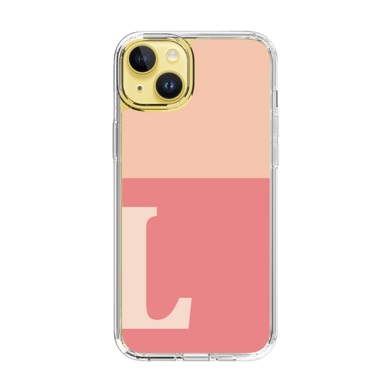 Slim Protection Case［ Original - initial two tone - L pink ］