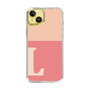 Slim Protection Case［ Original - initial two tone - L pink ］