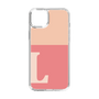 Slim Protection Case［ Original - initial two tone - L pink ］