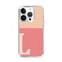 Slim Protection Case［ Original - initial two tone - L pink ］