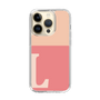 Slim Protection Case［ Original - initial two tone - L pink ］
