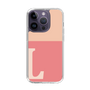 Slim Protection Case［ Original - initial two tone - L pink ］