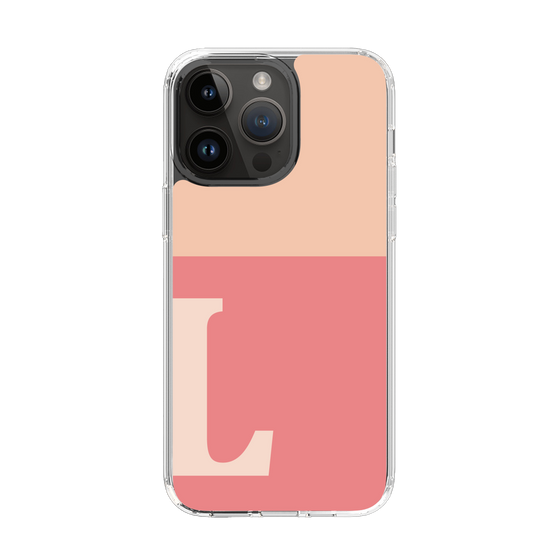 Slim Protection Case［ Original - initial two tone - L pink ］