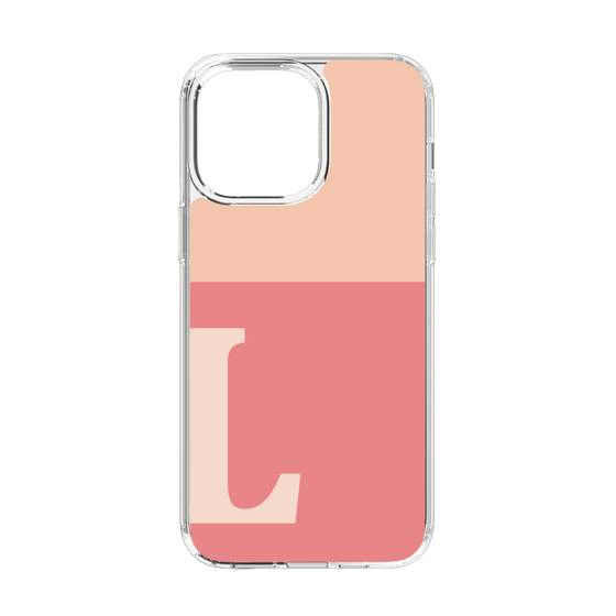 Slim Protection Case［ Original - initial two tone - L pink ］