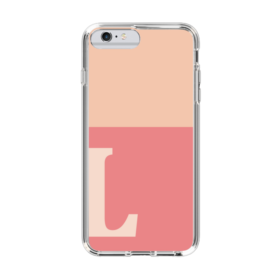 Slim Protection Case［ Original - initial two tone - L pink ］