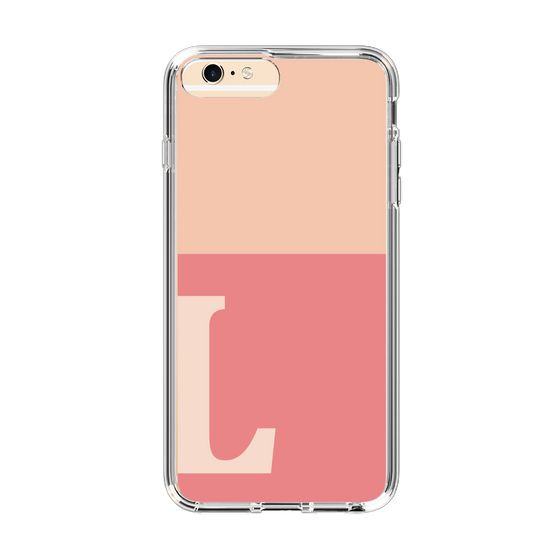 Slim Protection Case［ Original - initial two tone - L pink ］