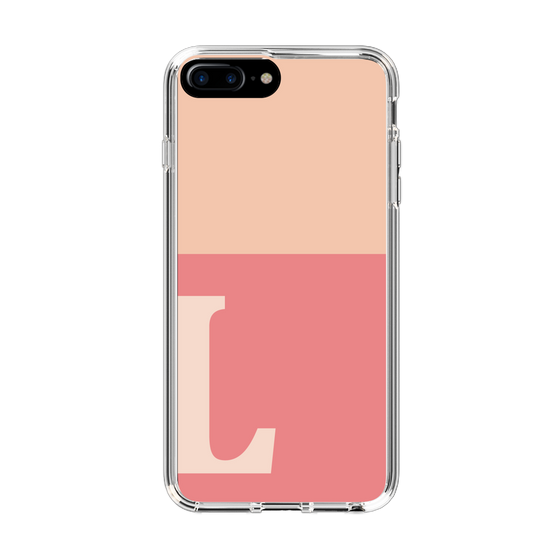 Slim Protection Case［ Original - initial two tone - L pink ］