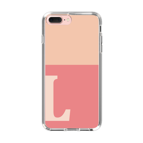 Slim Protection Case［ Original - initial two tone - L pink ］