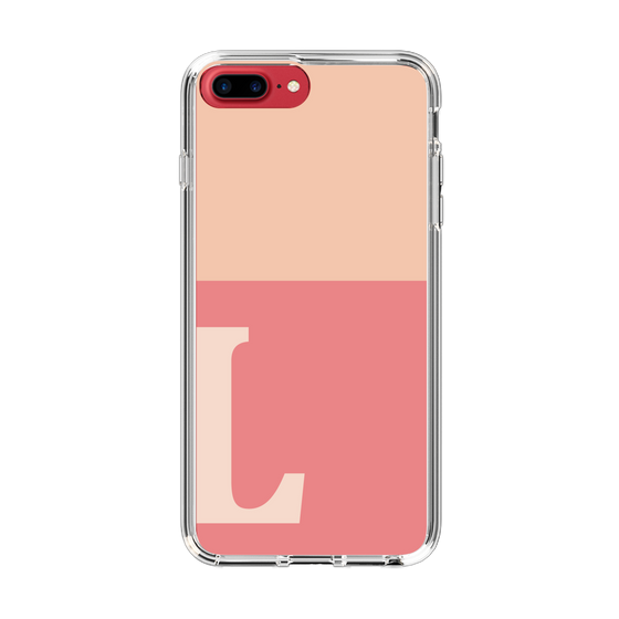 Slim Protection Case［ Original - initial two tone - L pink ］