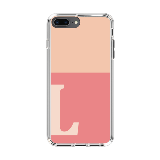 Slim Protection Case［ Original - initial two tone - L pink ］