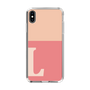 Slim Protection Case［ Original - initial two tone - L pink ］