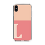 Slim Protection Case［ Original - initial two tone - L pink ］