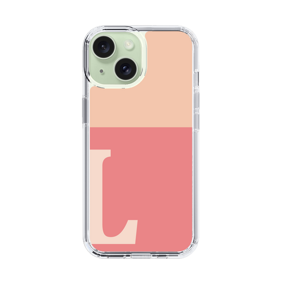 Slim Protection Case［ Original - initial two tone - L pink ］