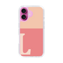 Slim Protection Case［ オリジナル - initial two tone - L pink ］