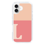 Slim Protection Case［ オリジナル - initial two tone - L pink ］