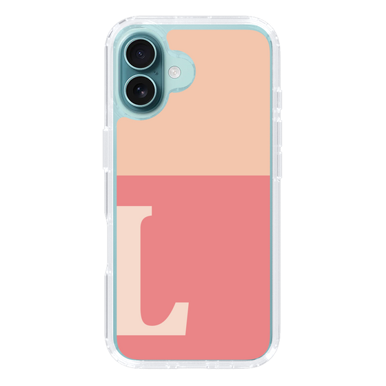 Slim Protection Case［ オリジナル - initial two tone - L pink ］
