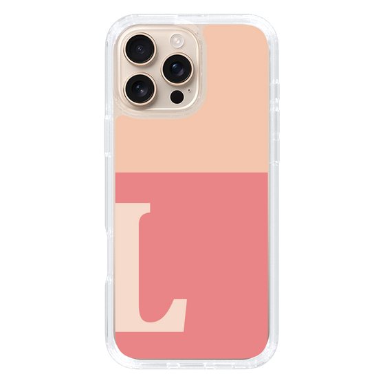 Slim Protection Case［ オリジナル - initial two tone - L pink ］