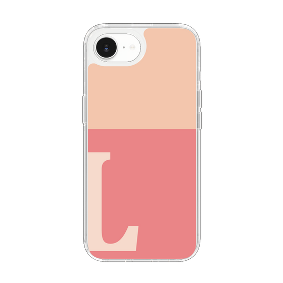 Slim Protection Case［ Original - initial two tone - L pink ］