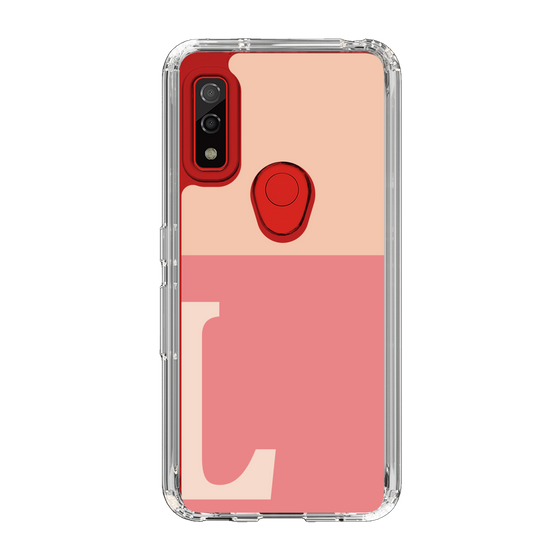 Slim Protection Case［ Original - initial two tone - L pink ］