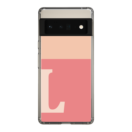 Slim Protection Case［ Original - initial two tone - L pink ］