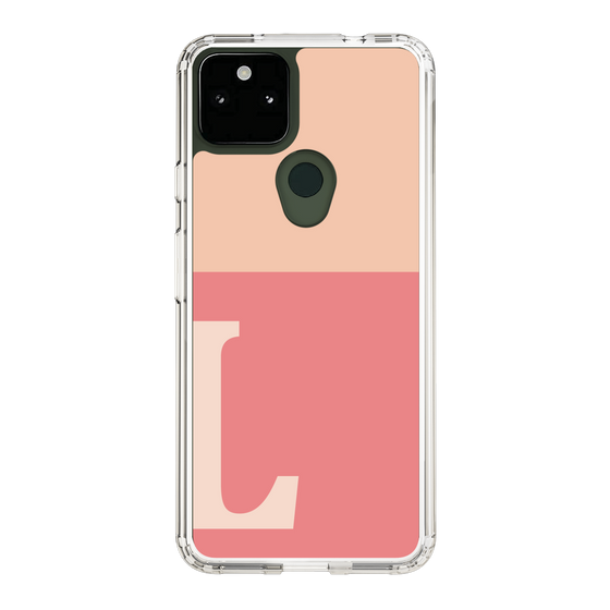 Slim Protection Case［ Original - initial two tone - L pink ］