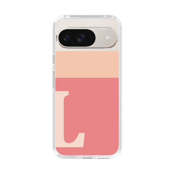 Slim Protection Case［ Original - initial two tone - L pink ］