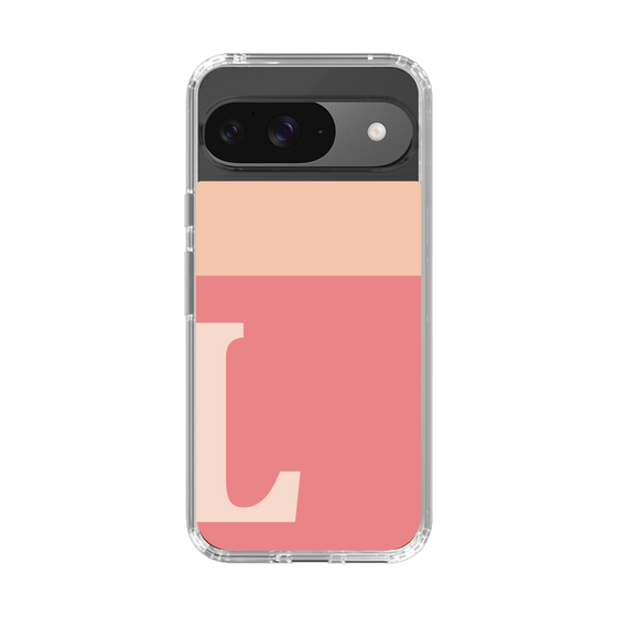 Slim Protection Case［ Original - initial two tone - L pink ］