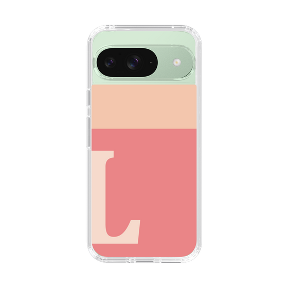 Slim Protection Case［ Original - initial two tone - L pink ］