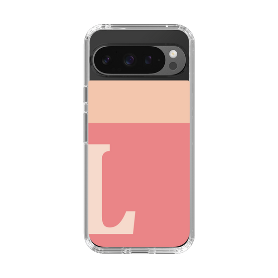 Slim Protection Case［ Original - initial two tone - L pink ］