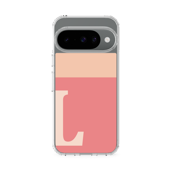 Slim Protection Case［ Original - initial two tone - L pink ］