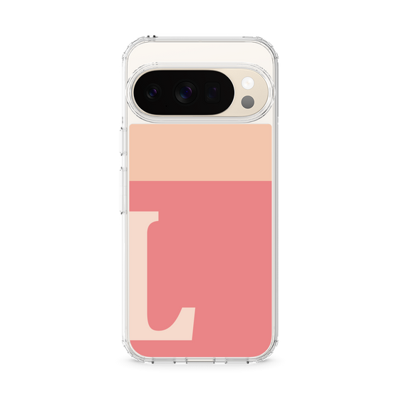 Slim Protection Case［ Original - initial two tone - L pink ］