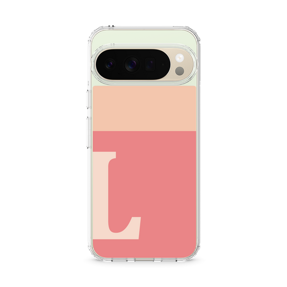 Slim Protection Case［ Original - initial two tone - L pink ］