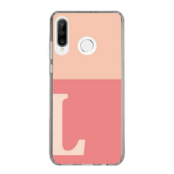 Slim Protection Case［ Original - initial two tone - L pink ］