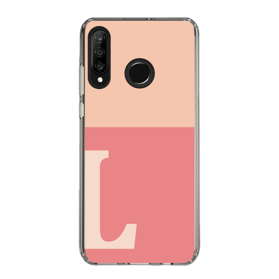 Slim Protection Case［ Original - initial two tone - L pink ］